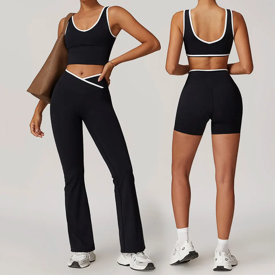 2pcs jogy set dámske tracksuit nahý pocit cvičenia súpravy telocvične odev push Up bežecká športové oblečenie športové podprsenky legíny oblek