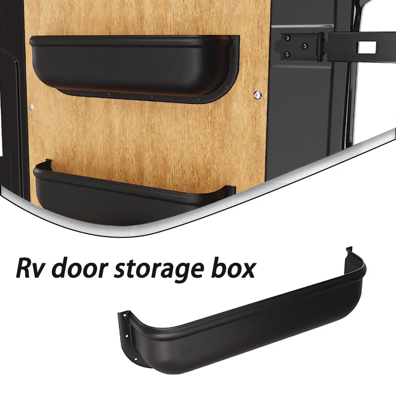 2pcs karavanové dvere úložné boxy voda odolné v oblasti kemperu Univerzálne úložisko nástrojov Skladovanie nástrojov Van Rachet Rachet remienok karavanové príslušenstvo