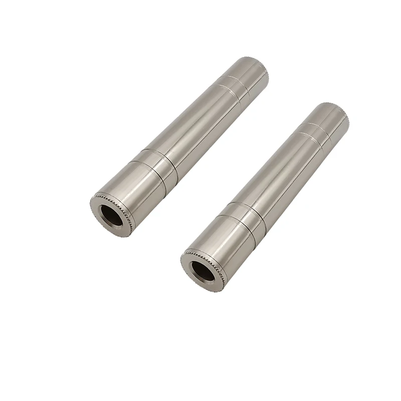 2PCS kov 6,35 mm ženský jack jack Mono Audio Connector pre gitarový mikrofónový predlžovací kábel 6,35 mm 1/4inch TS zástrčka