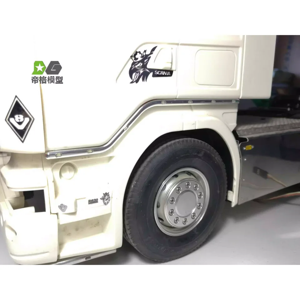 2pcs kovové LED pod dverami svetlo Sight Light Light zdobenie pre 1/14 Tamiya RC Truck Trailer Tipper Scania 470 R620 56323