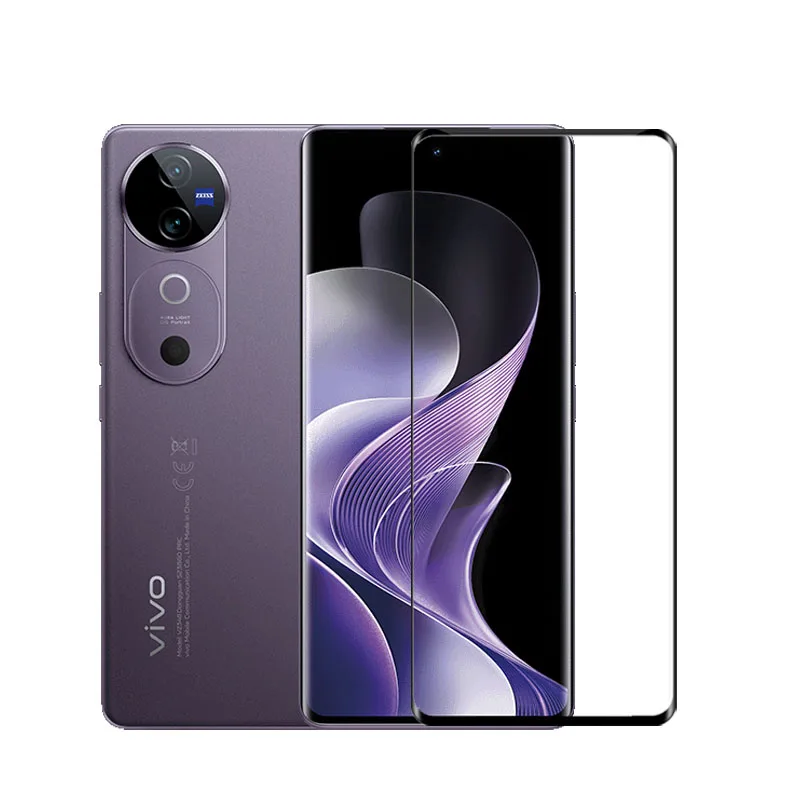 2pcs krytie skla pre Vivo V40 Temperované sklo Vivo Vivo V40 Ochranná ochrana šošovky Film Vivo V40 Glass 3D