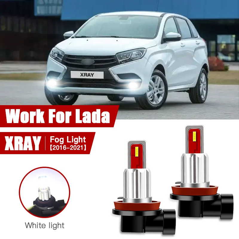 2pcs LED auto hmlové lampa pre Ford Lada XRAY 2016 2017 2018 2019-2021 H11/H8 predná hmlová žiarovka Autrové príslušenstvo Canbus 12V/35W