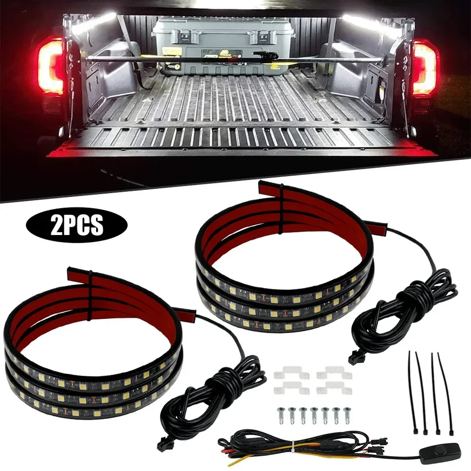 2pcs LED autá Lights Strip Strip nákladný nákladný nákladný posteľ Running Light Lamp pre GMC Sierra 1500 Pickup RV Vans Yukon Yukon Car Auto