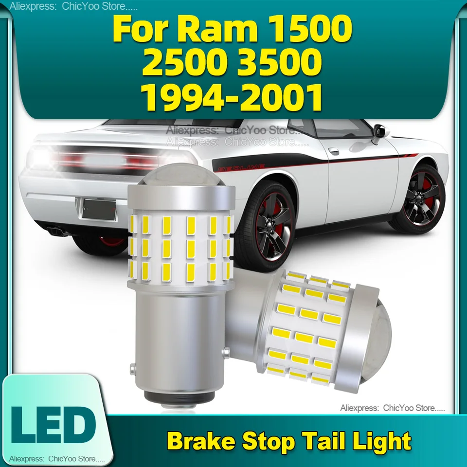 2pcs LED brzdové zastavenie zadných žiaroviek 1157 BAY15D P21/5W 1800LM pre RAM 1500 2500 3500 1994 1995 1996 1997 1997 1998 1999 2000 2001
