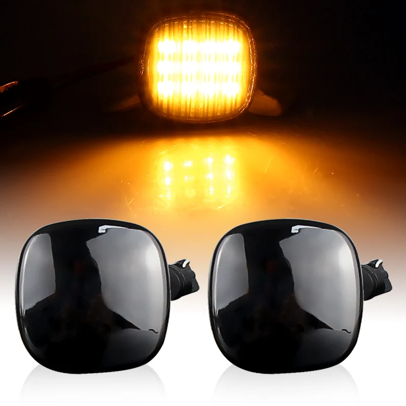 2pcs LED dióda na bočné markerové markerové zákrutové svetlo pre Audi A3 A8L A4 8D A4 S4 B5 Indikátory otáčania signálu otáčania