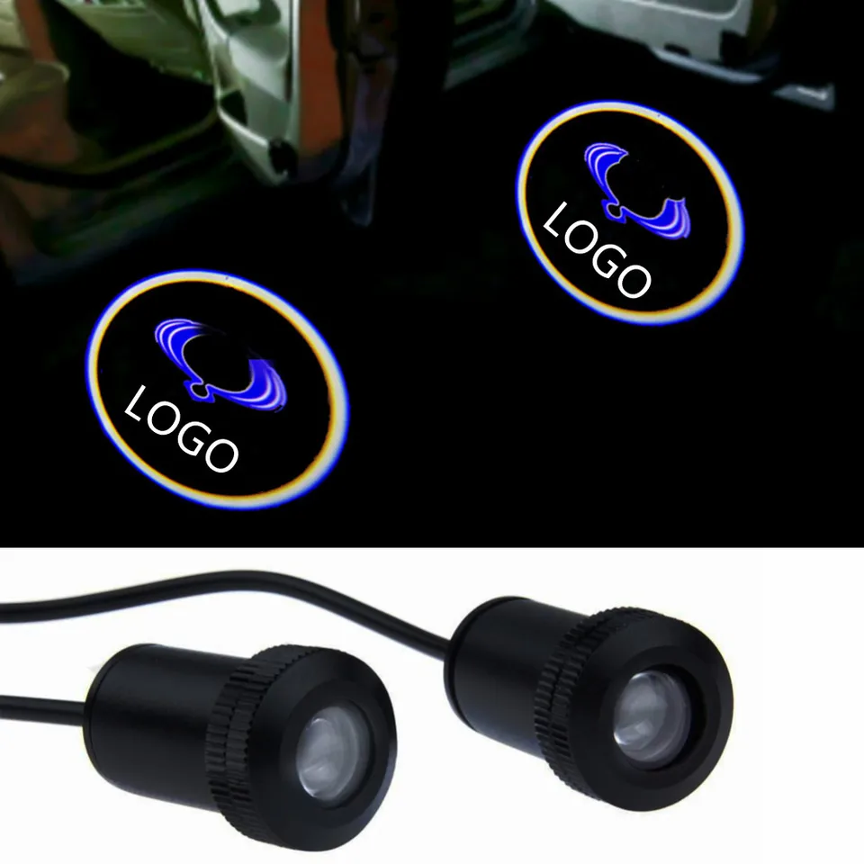 2pcs LED Dvere Auto Vitajte logo Svetlo pre Ssangyong Korando Musso Sports Rexton Logo s láskavým dovolením laserového projektora Ghost Shadow Lamp