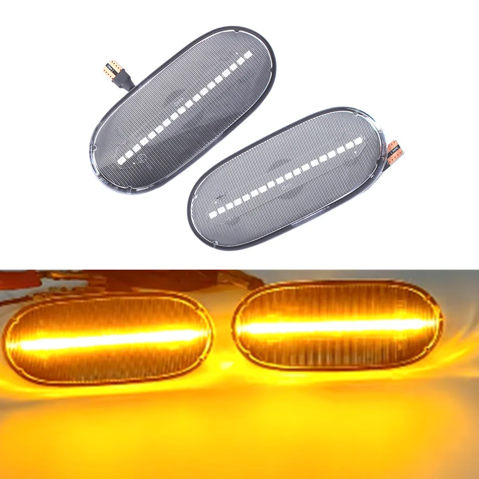 2pcs LED Dynamická bočná markerová markerová indikátorová žiarovka pre Mercedes-Benz Sprinter W906 2006-2018