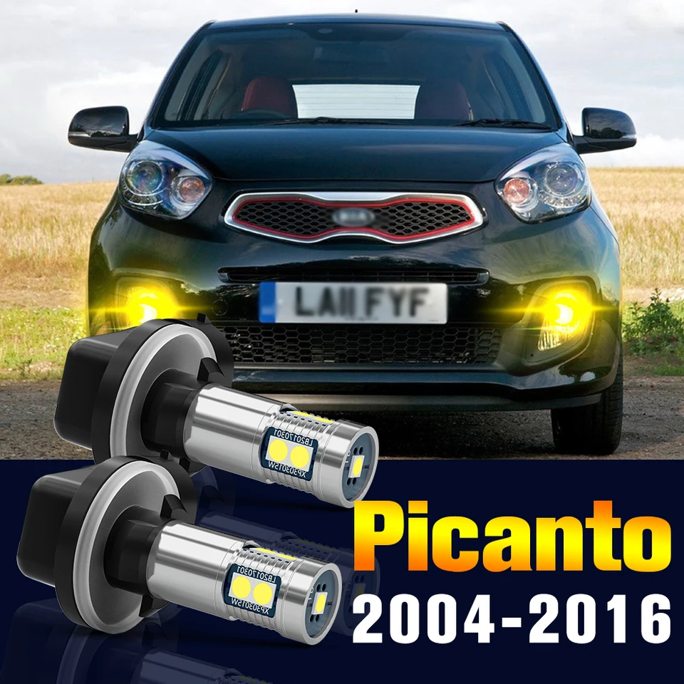 2pcs LED hmlové žiarovky žiarovky pre Kia Picanto 2004-2016 2005 2006 2007 2008 2009 2010 2010 2011 2013 2013 2014 2014