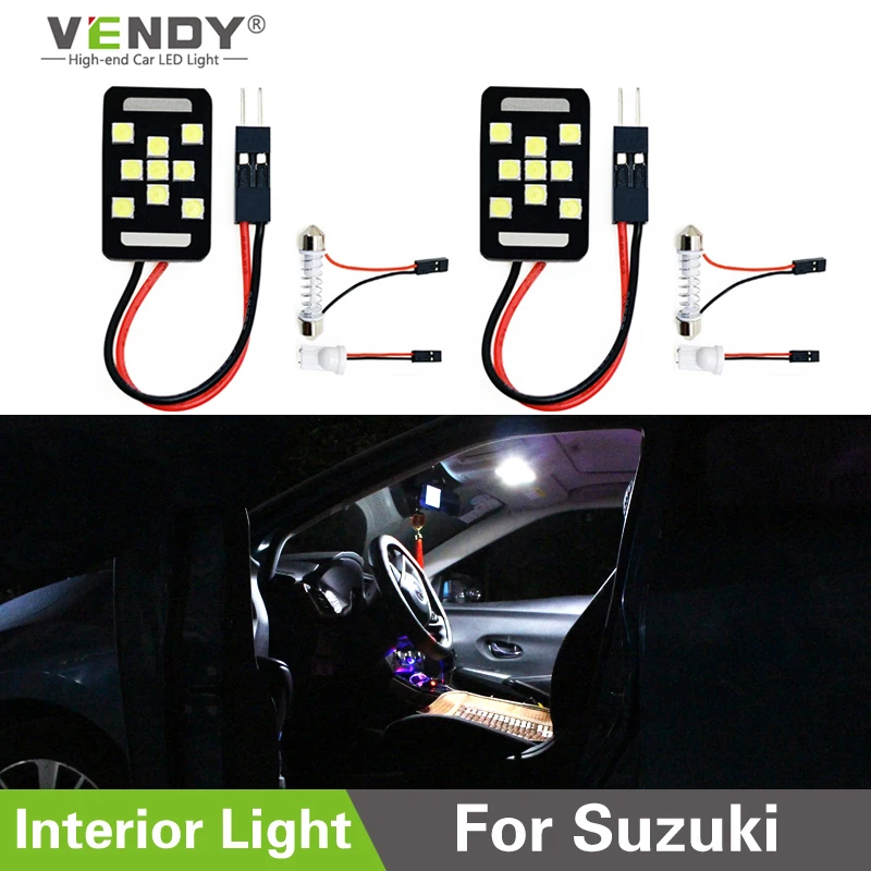 2pcs LED panel Light Car Interiér dome žiarovka pre Suzuki Swift Vitara SX4 Kizashi Jimny Grand Vitara Samurai Mazda 3 2 CX5 6