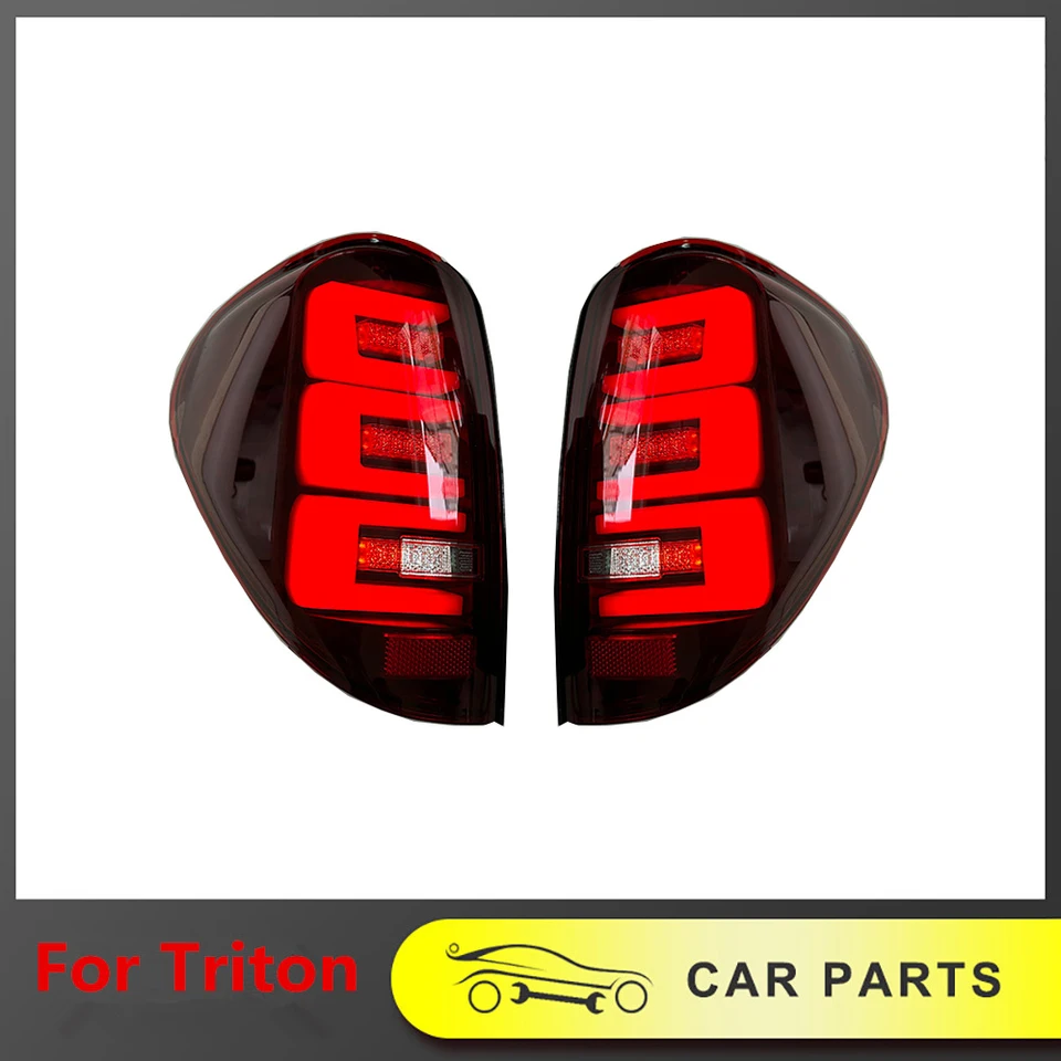 2pcs LED zadné svetlá Exteriérové ​​automatické príslušenstvo vhodné pre Mitsubishi Triton L200 2005-2014 Taillamps