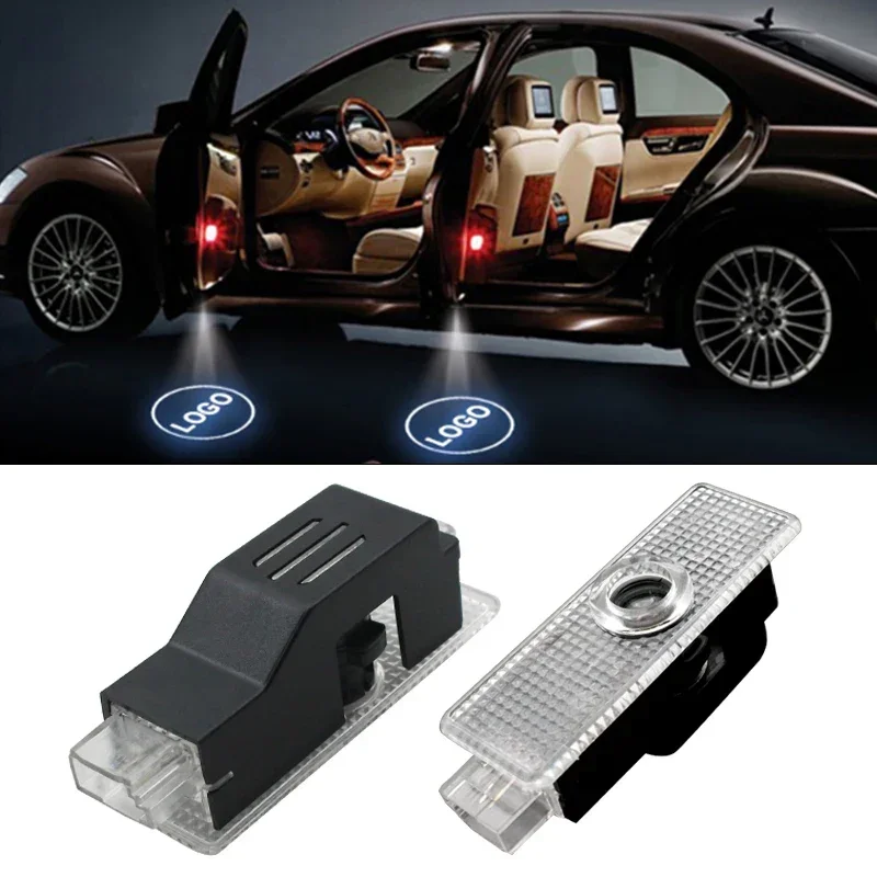 2pcs LED zdvorilé svetlo pre BMW Logo Dvere Svetlo BMW E53 X5 E52 528i Z8 Príslušenstvo Carstyling Uvítacie svetlo