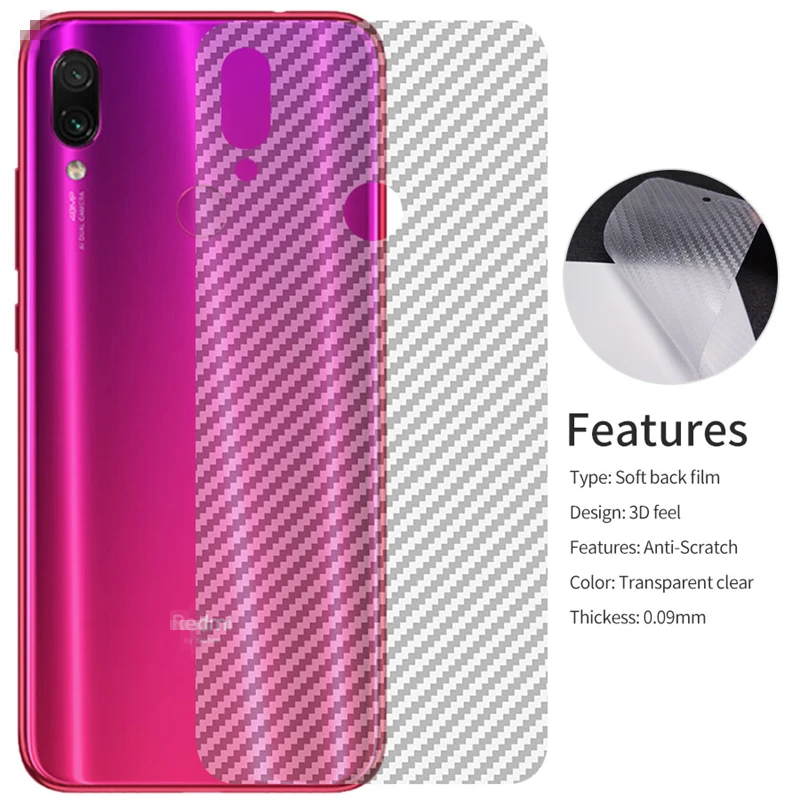 2pcs/lot Clear 3D uhlíkové vlákno pre xiaomi POPOPHONE F1 MI 8 LITE 9 SE REDMI POZNÁMKA 5 6 7 Pro 6 6A STRÁNKA PRÍRUČKA PRÍPADOVÉHO PRÍPADOVÉHO FILM