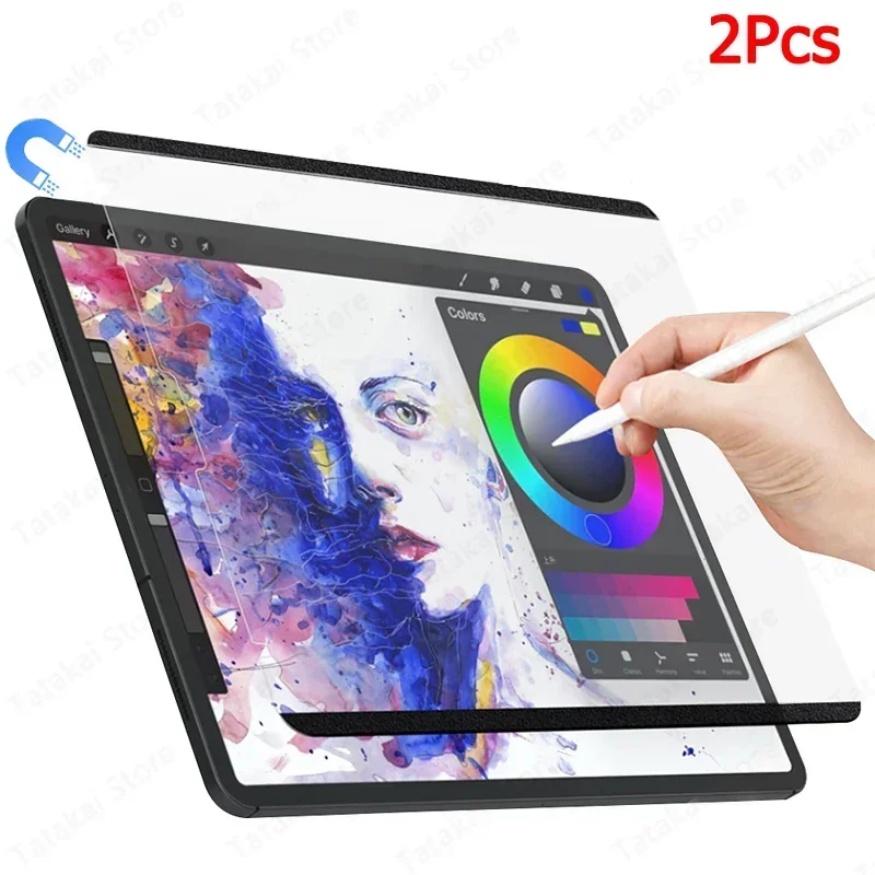 2pcs magnetický papierový film pre Lenovo Tab M11 Chránič obrazovky Oddekateľný pre Lenovo Xiaoxin Pad 2024 Film 11 palcov TB330FU/TB331F