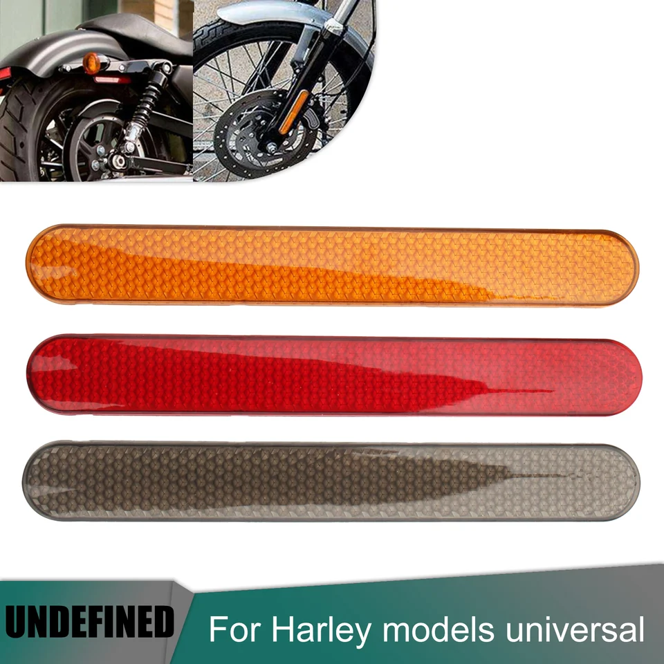 2pcs motocykle predné vidlice reflektor nálepka Saddlebag západky obalu bezpečnostný výstražný nálepka pre Harley Touring Sportster Universal