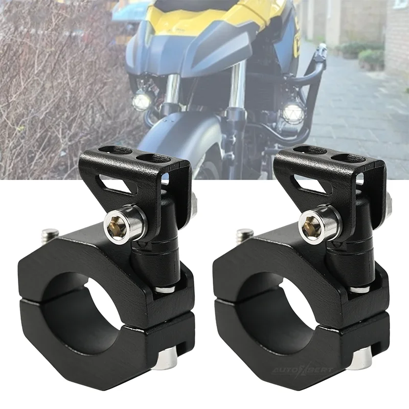 2pcs motocyklové LED svetlometový svetlomet držiak na držiak hmlové svetlo
