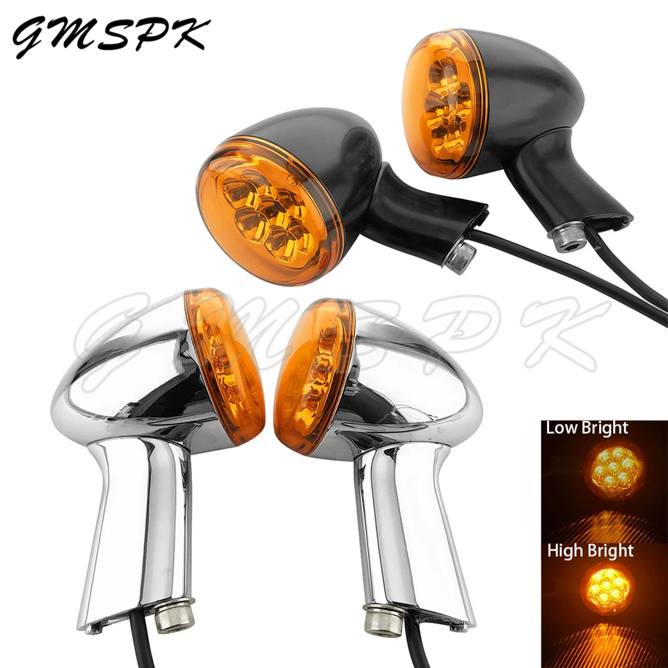 2pcs motocyklové zadné LED signály LED Signály Light Mini Indikátor brzdová lampa pre Harley Sportster XL 883 1200 XL883 XL1200 1992-Up