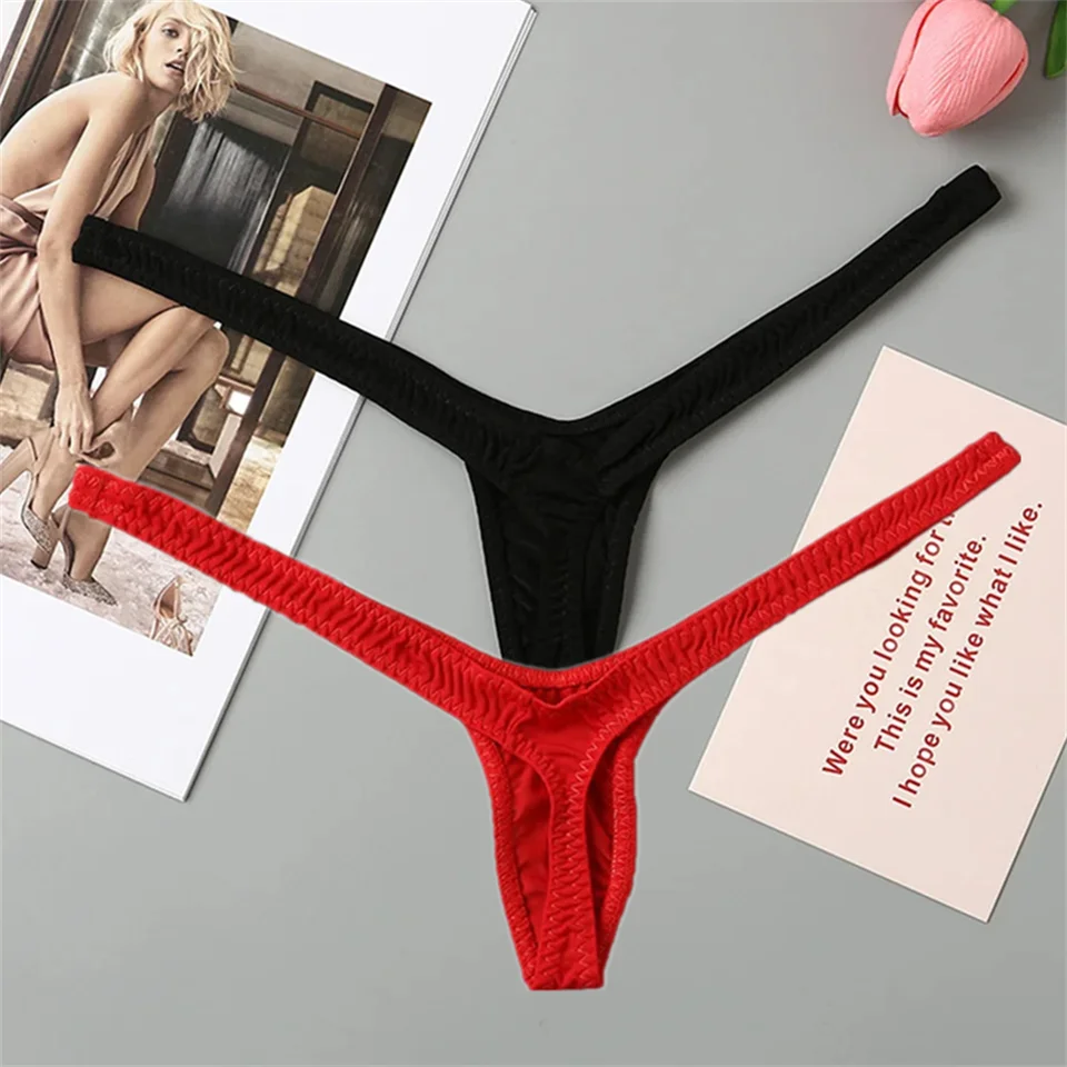 2pcs New 2025 Deep V Dámske tangá a G String Sexy Mini spodná bielizeň bikín spodnej dámy spodnej dámy