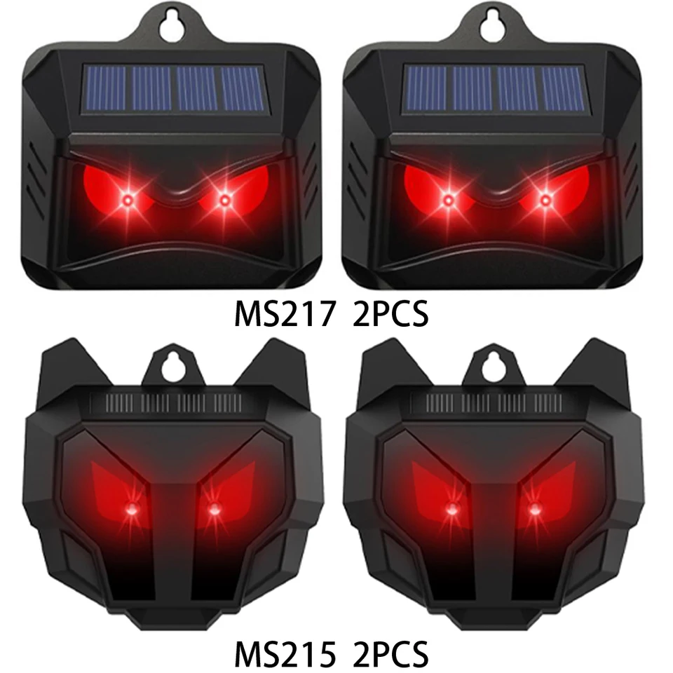 2pcs Nighttime Animal Dormister Light Ochranné ochranné diviaky Rabbit Repeller Solar Nocturnal Animal Repeller pre Skunk Deer Coyote