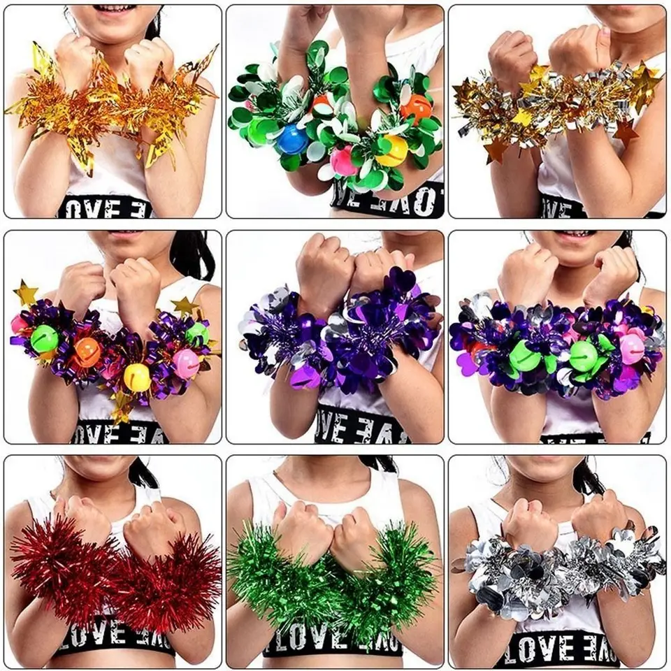 2pcs nová aplikujte na športovú športovú hru Pompoms 10 štýlov lacné praktické roztlieskavacie rozveselujúce kvetinové lopty Športové hry náramok