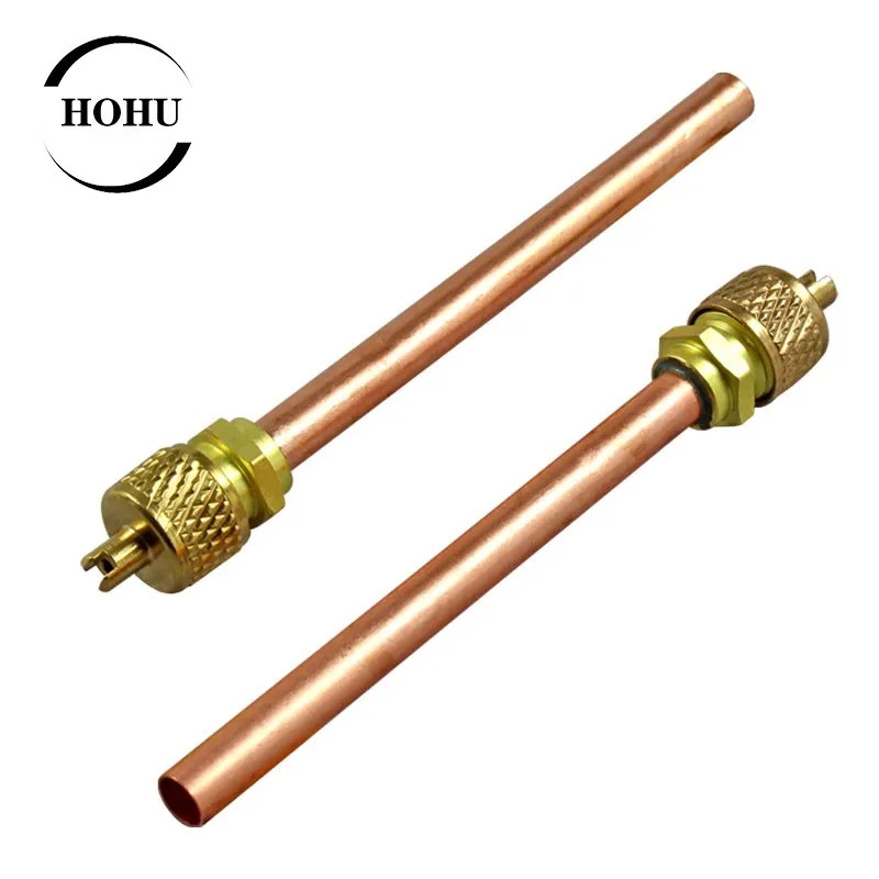 2pcs Nová chladnička Chladka ventilu na tankovanie s ventilom 125 mm rýchly konektor/výplň chladiaceho ventilu Chladiace príslušenstvo