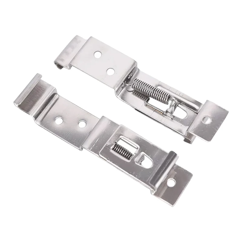 2pcs obdĺžnikové auto Špikovačka Spring z nehrdzavejúcej ocele pre číslo držiaka čísla Doska Skryt Držiak dosky Panel Car Panel