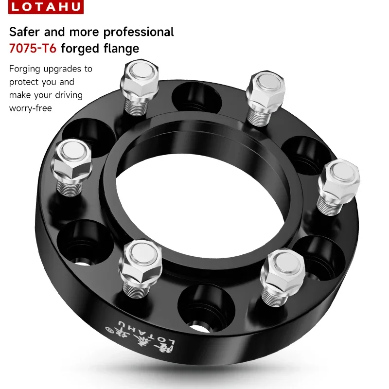 2PCS PCD 6x139.7 93,1 mm M12x1.5 pre Ford Bronco 2021-2024 Prírubová doska T6-7075 Spacers hliníkový zliatlivý adaptér zliatiny