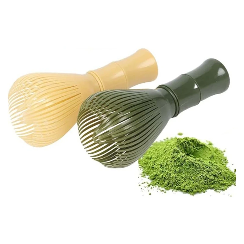 2pcs pp živice matcha whisk chasen kefy Nástroje pre opätovné použitie práškovej práškovej šľahačky matcha