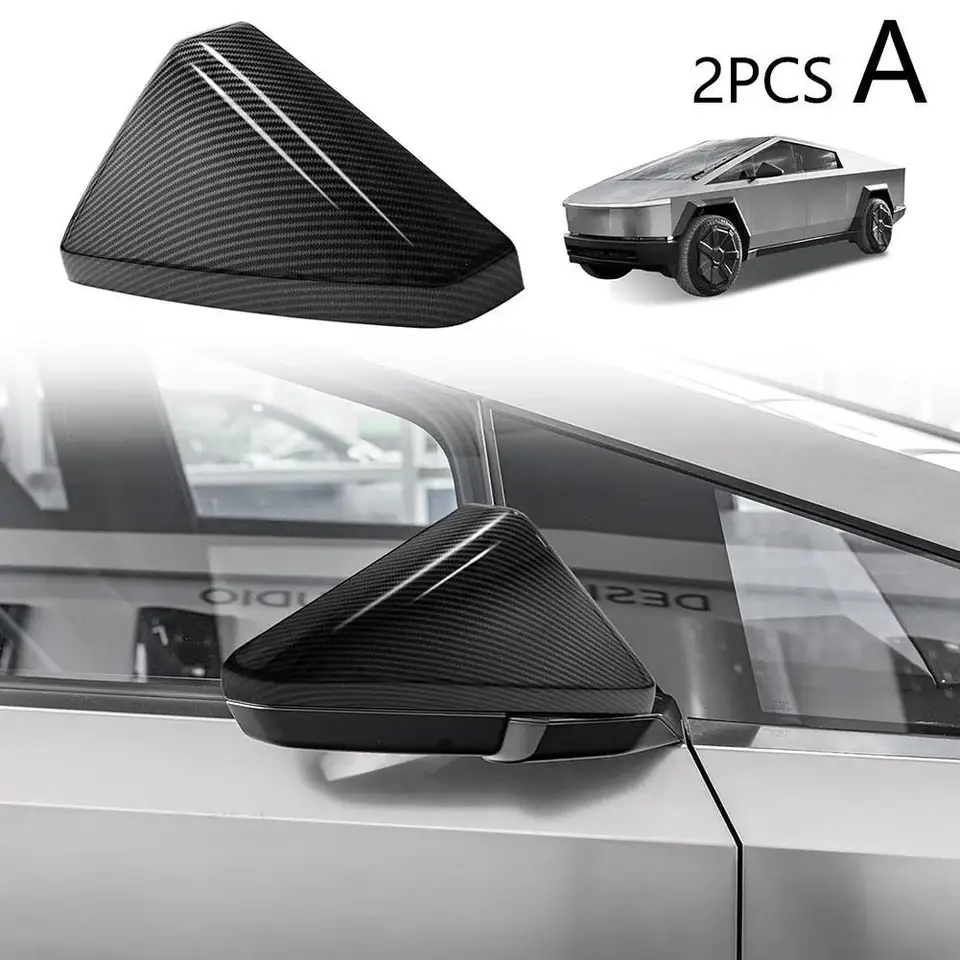2pcs pre 2024 Cybertruck spätné zrkadlo Cover Cover Side Ochrana spätného zrkadla Ochrana krytu dekoratívny rám vozidla Príslušenstvo