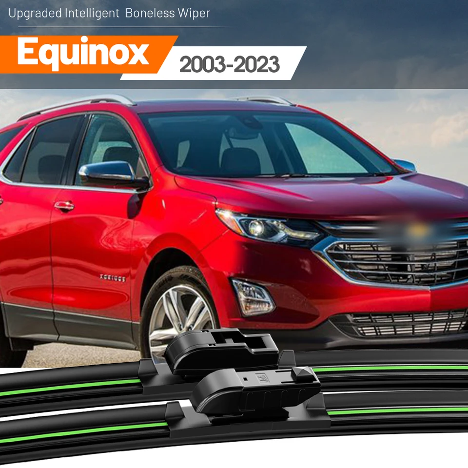 2pcs pre Chevrolet Equinox 2003-2023 Čepele predného čelného skla 2007 2011 2016 2019 2020 2021