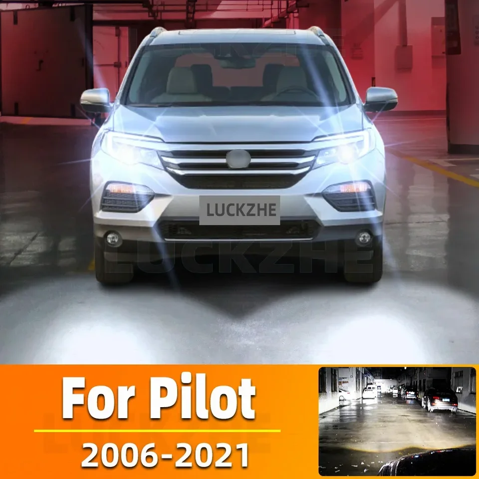 2pcs pre Honda Pilot 2006-2015 2016 2017 2018 2019 2020 2021 Svetlomet LED Auto LED Vysoký nízky lúč Canbus HEADLAMP HEATB 200 lim 200 libier