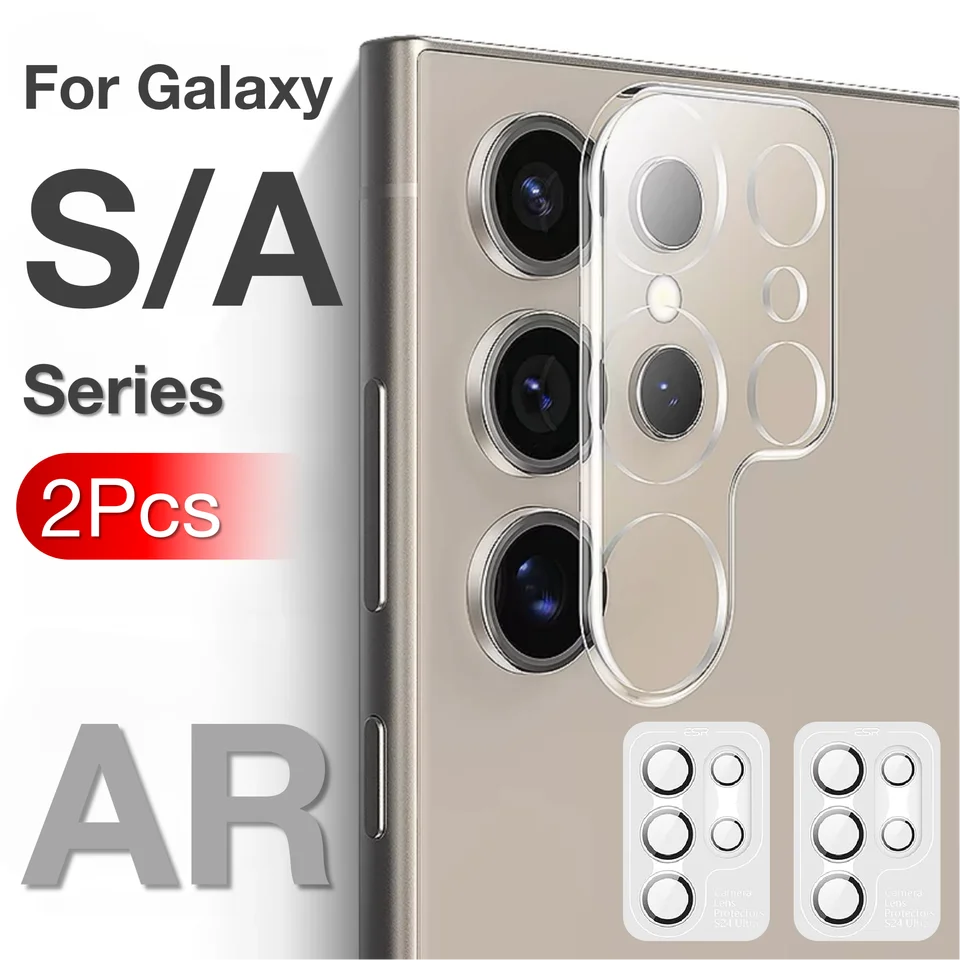 2pcs pre Samsung Galaxy S25 S24 Ultra S23 S22 S21 plus A35 A34 A53 A54 A55 5G Temperovaný sklenený sklenený šošovkový ochranný film