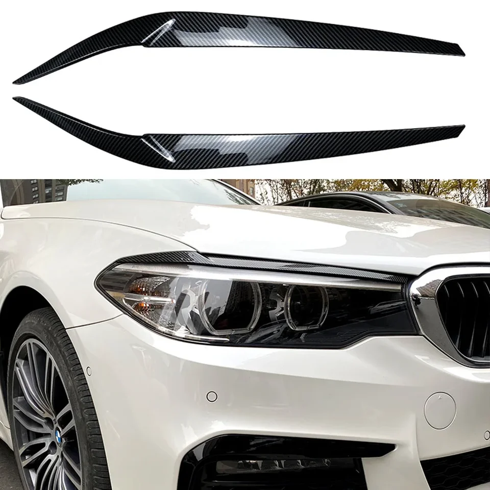 2pcs predné obočie obočia pre obočie pre obočie pre BMW 5 G30 G31 G38 F90 M5 525I pre 530i 540i 2017-2021