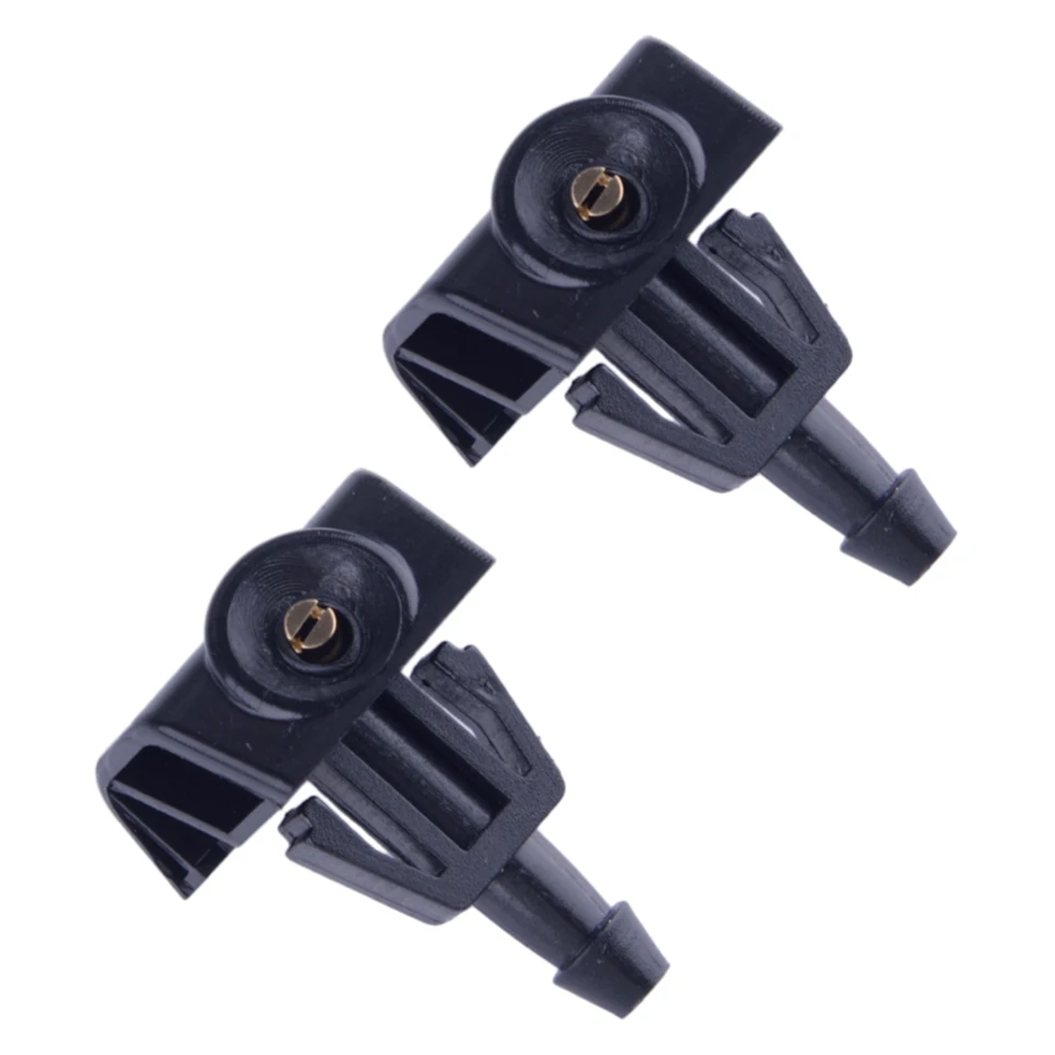 2pcs predné čelné sklo stierača podložky na dýzu striekajúci prúd pre Nissan Tiida Venucia X-Trail Sylphy Black