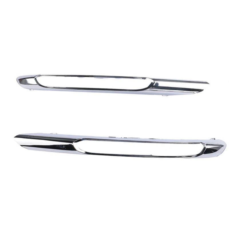 2pcs predný nárazník Fog Light Grille Chrome Tining Lisming doľava vpravo pre Mercedes Benz W212 09-12 2128851574 2128851674