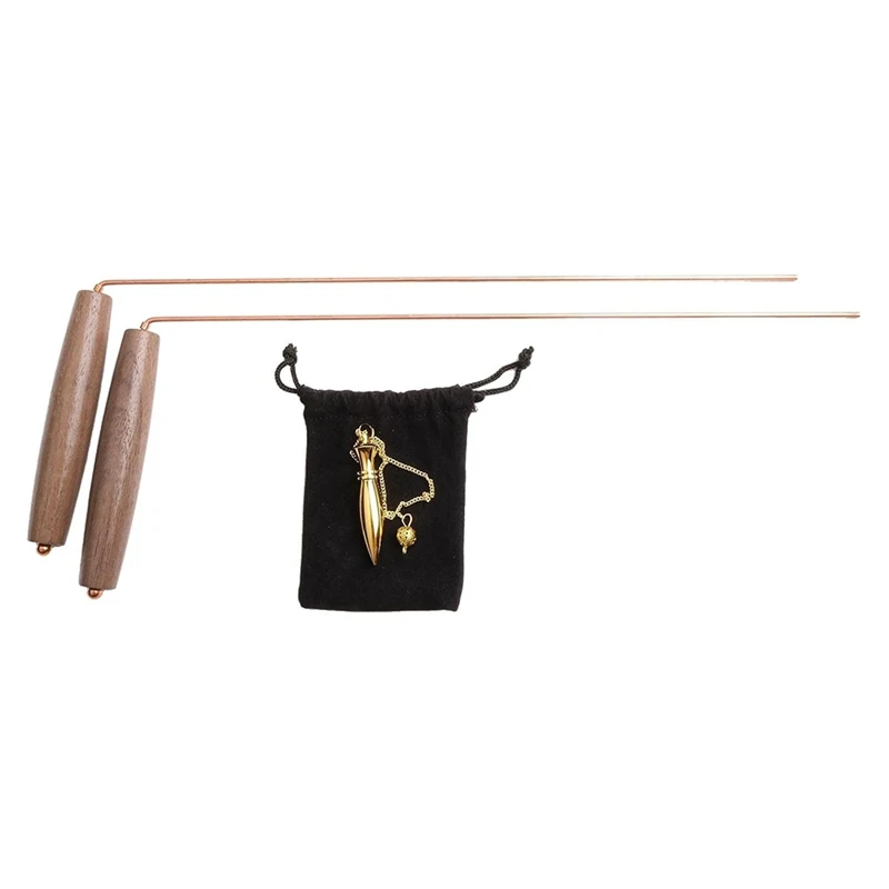 2PCS Pure Detect Distect Rod detekcie meďnatého, 99,9% medených dowsingových tyčí, Divining Rods - pre pokladničné náradie, devízová voda