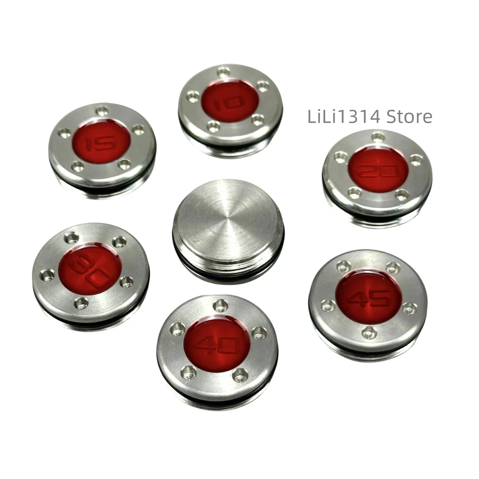 2pcs Red Golf Hmotnosť Custom Putter Screw Weaties Kompatibilné s Tittle Scotty Cameron 5G/10g/15g/20g/25g/30g/35 g/40 g