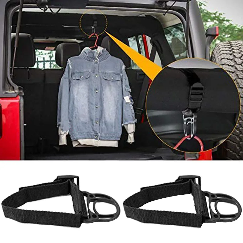 2PCS Roll Bar Coat Coat Clothes Hack pre Jeep Wrangler cj yj tj lj jk Jku jl jlU JT Sports Sahara Freedom Rubicon and Unlimite