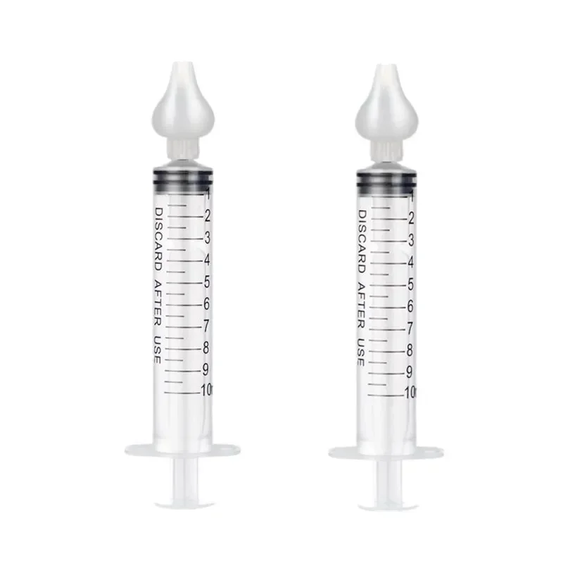 2pcs/set 10 ml typu ihly detský nosný aspirátor pre detské deti deti Rhinitída nosná podložka aspiradorový nosník