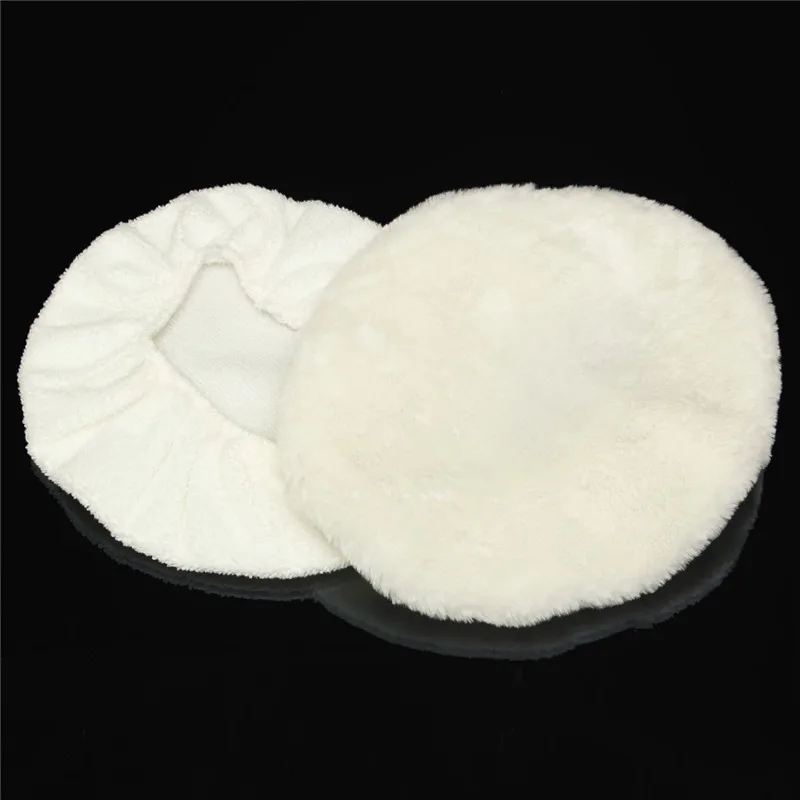 2pcs/set 23 cm priemer leštenia kapoty leštiaca podložka Aplikácia na leštenie 9 palcov a 10 palcov