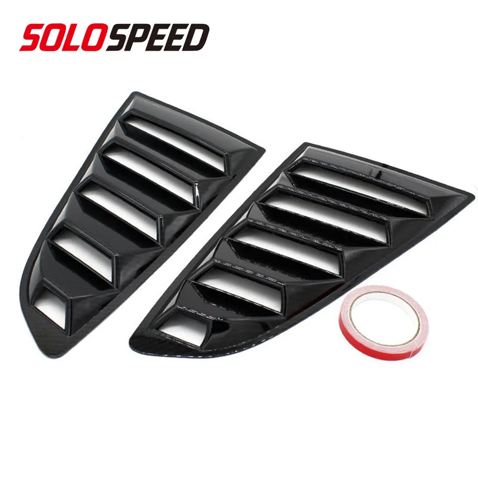 2pcs/set auto bočné okno štvrťroky na pokrývku Liever pre Ford Mustang 2015 2016 2017 2017