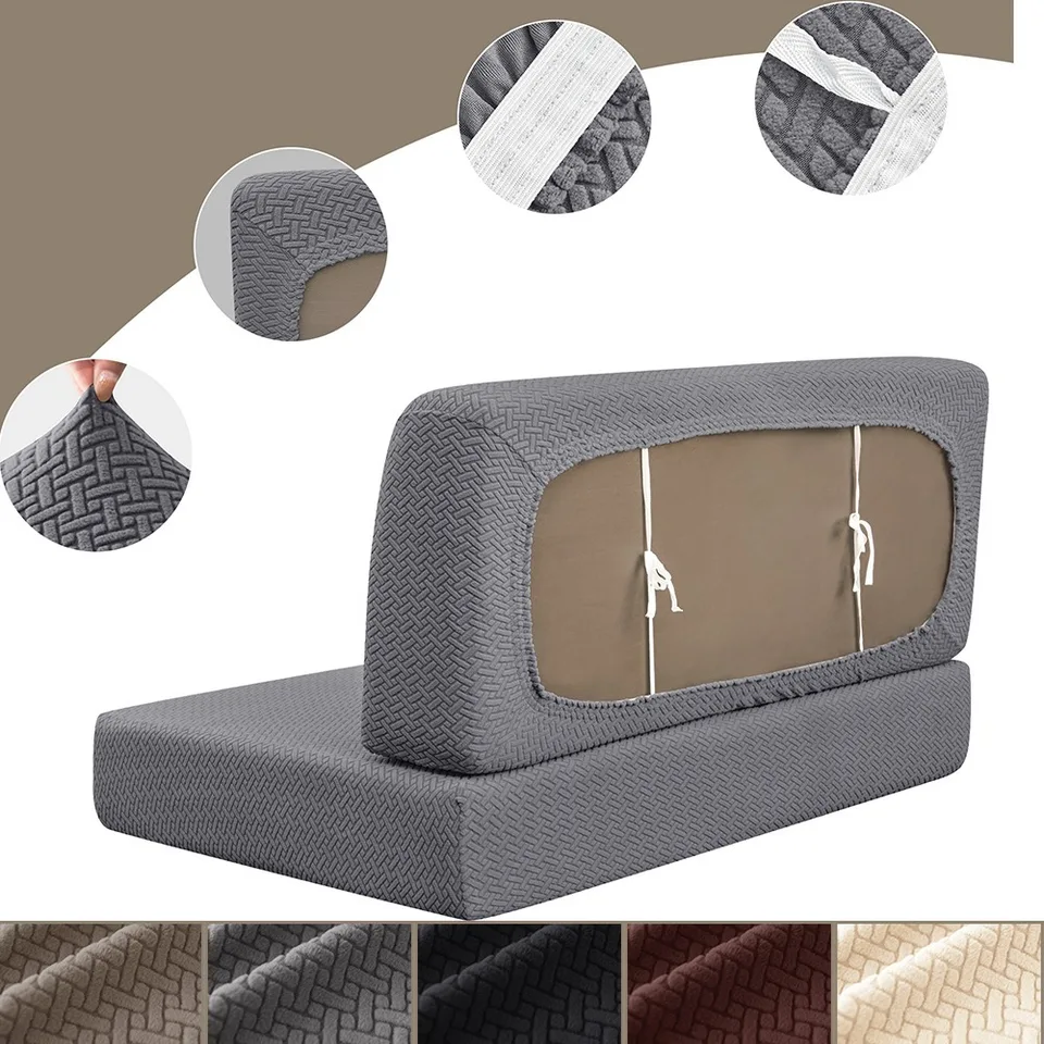 2pcs/set High Elastict-tvaped Jacquard Fabric Touring RV karta Set sedadlá a karavan lavičkový kryt
