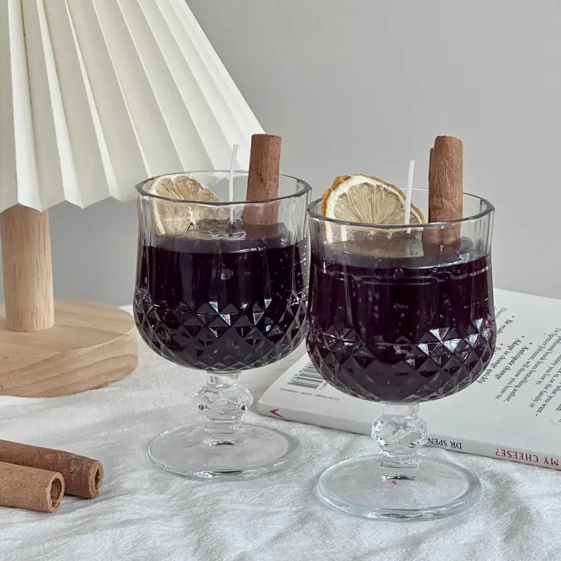2PCS Set House Guels Domov Whisky Poháre Kreatívne sklo šálky Červené víno diamant Champagne Brandy Svadobná strana luxusného nápoja