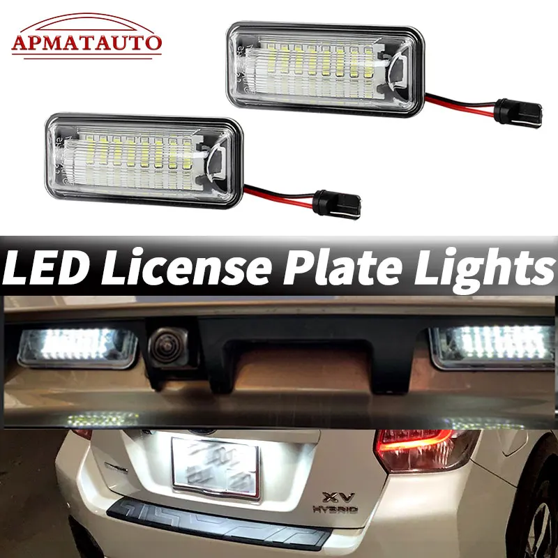 2pcs/set LED number LED LIPSIVE SVETLO SVETLO pre Subaru Forester Impreza Legacy BRZ WRX XV Crosstrek Toyota FT86 GT86 Scion FR-S
