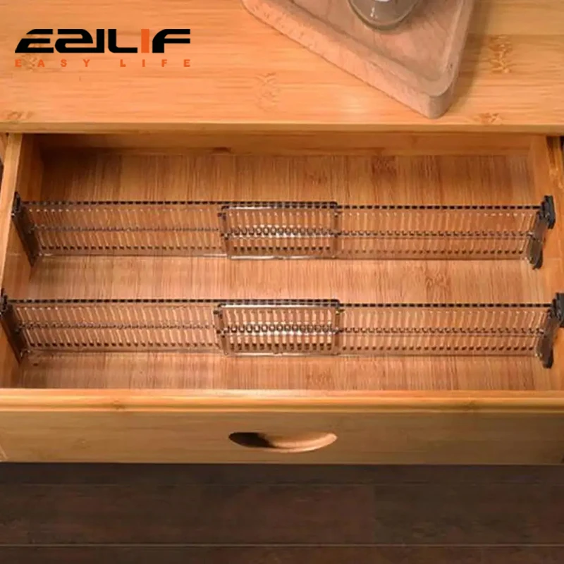 2pcs/set nastaviteľné rozdelenie zásuvky DETIDER DIY DIY DURABLE SKLADOVANIE ORGANIZER
