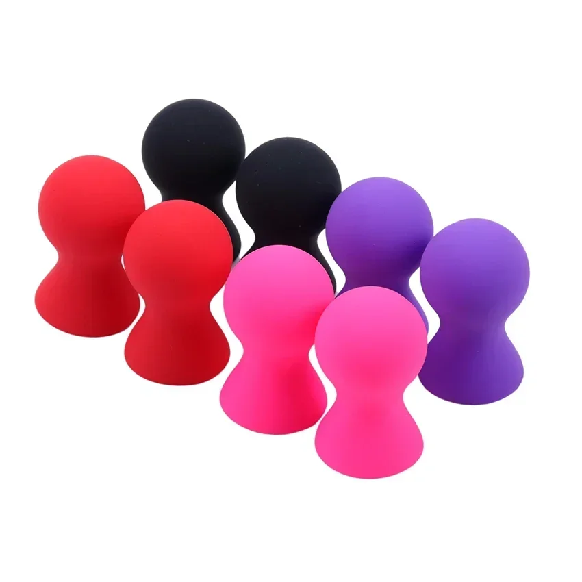 2pcs Silikónová bradavka prísavná pumpa na pumpu Massager Klitoris Stimulátor klitoris hračky pre ženy BDSM hračky BDSM