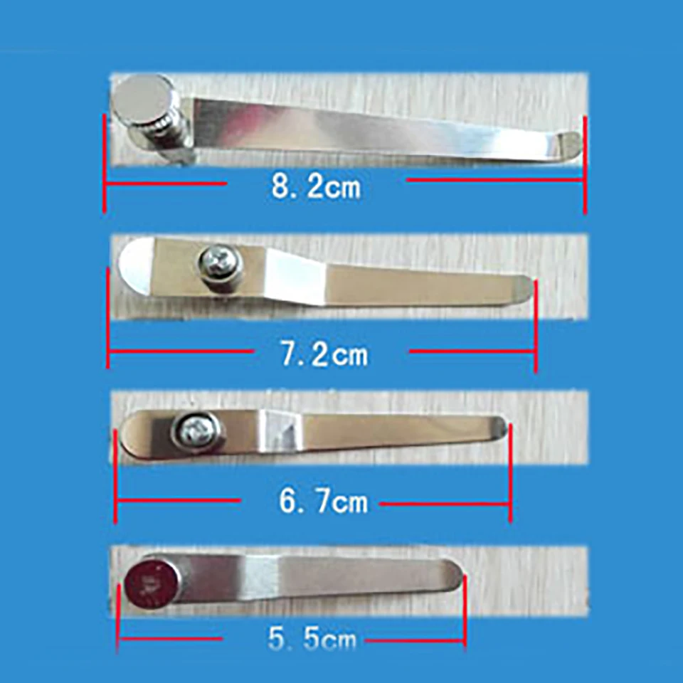 2pcs stereofónny biologický mikroskopový fáza držiak na tlačové sponky z nehrdzavejúcej ocele