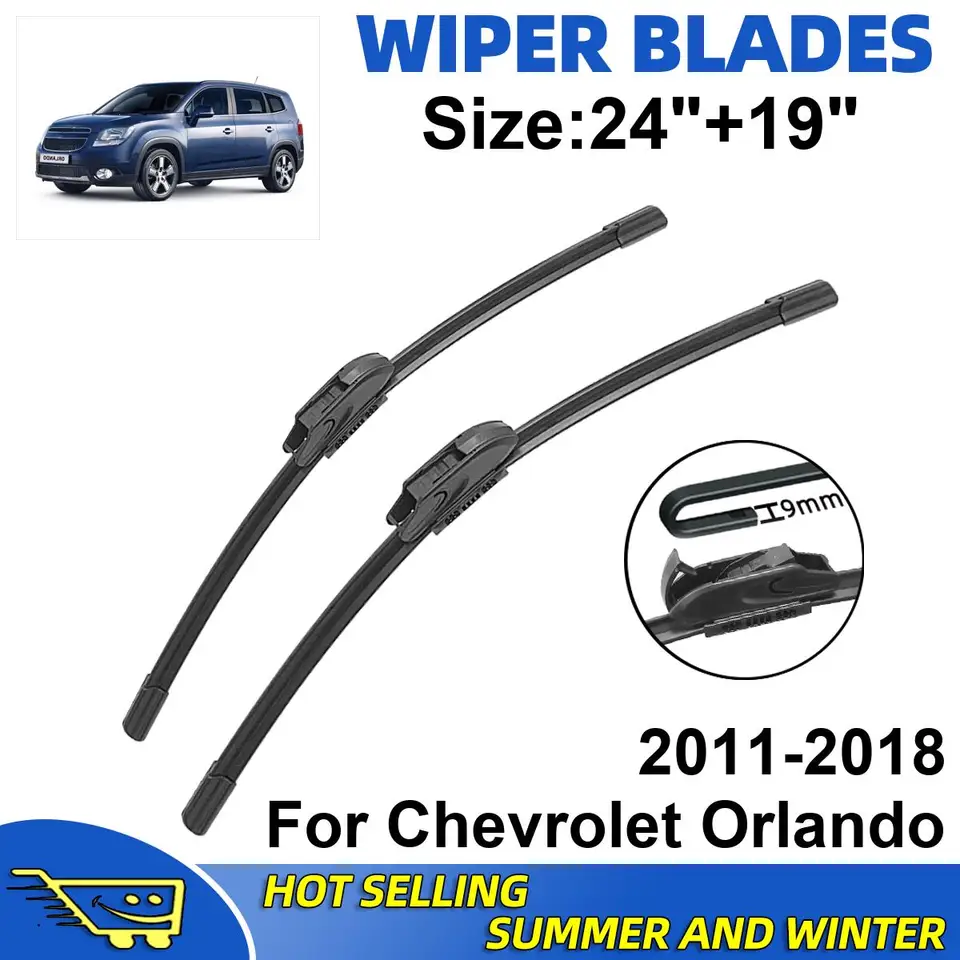 2PCS stieračské čepele súprava súpravy pre Chevrolet Spark 2003-2005 predné kefy na čelné sklo okenné príslušenstvo