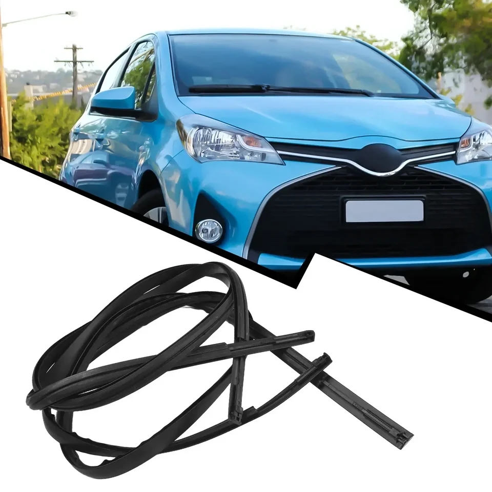 2pcs Strešná kvapka na kvapkanie bočného povrchového pruhu 755152130 pre Toyota pre Yaris hatchback 07-11 vľavo vľavo gumových tesniacich prúžkov