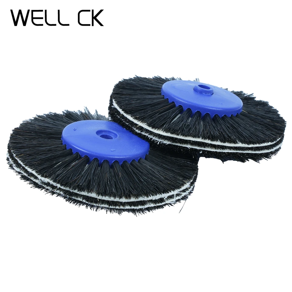 2pcs studňa CK Lab zubné náradie 82 mm leštiaca kefa Čierne plastové centrum （tkanina vo vnútri） pre zubný lekár z mikropodnikov s nízkou rýchlosťou