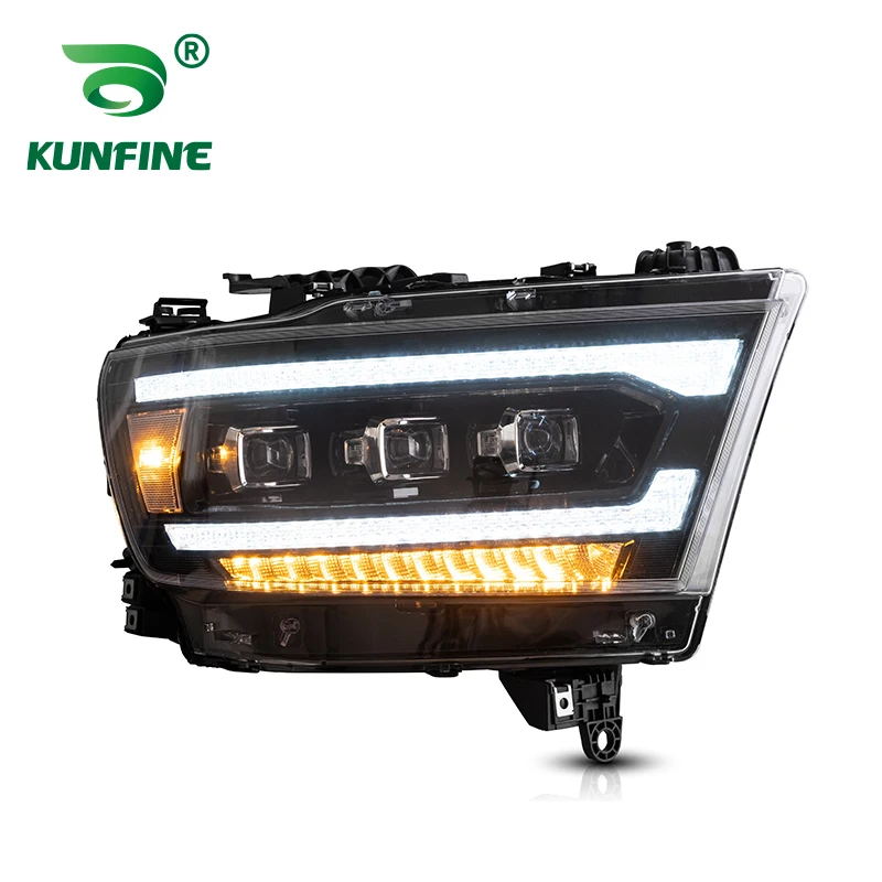 2PCS STYLING CAR STYLING Zostava svetlometov pre Dodge RAM 1500 2015 2016 2017-UP LED hlava LED žiarovka ladenie automobilu Svetelné diely Plužba a hranie